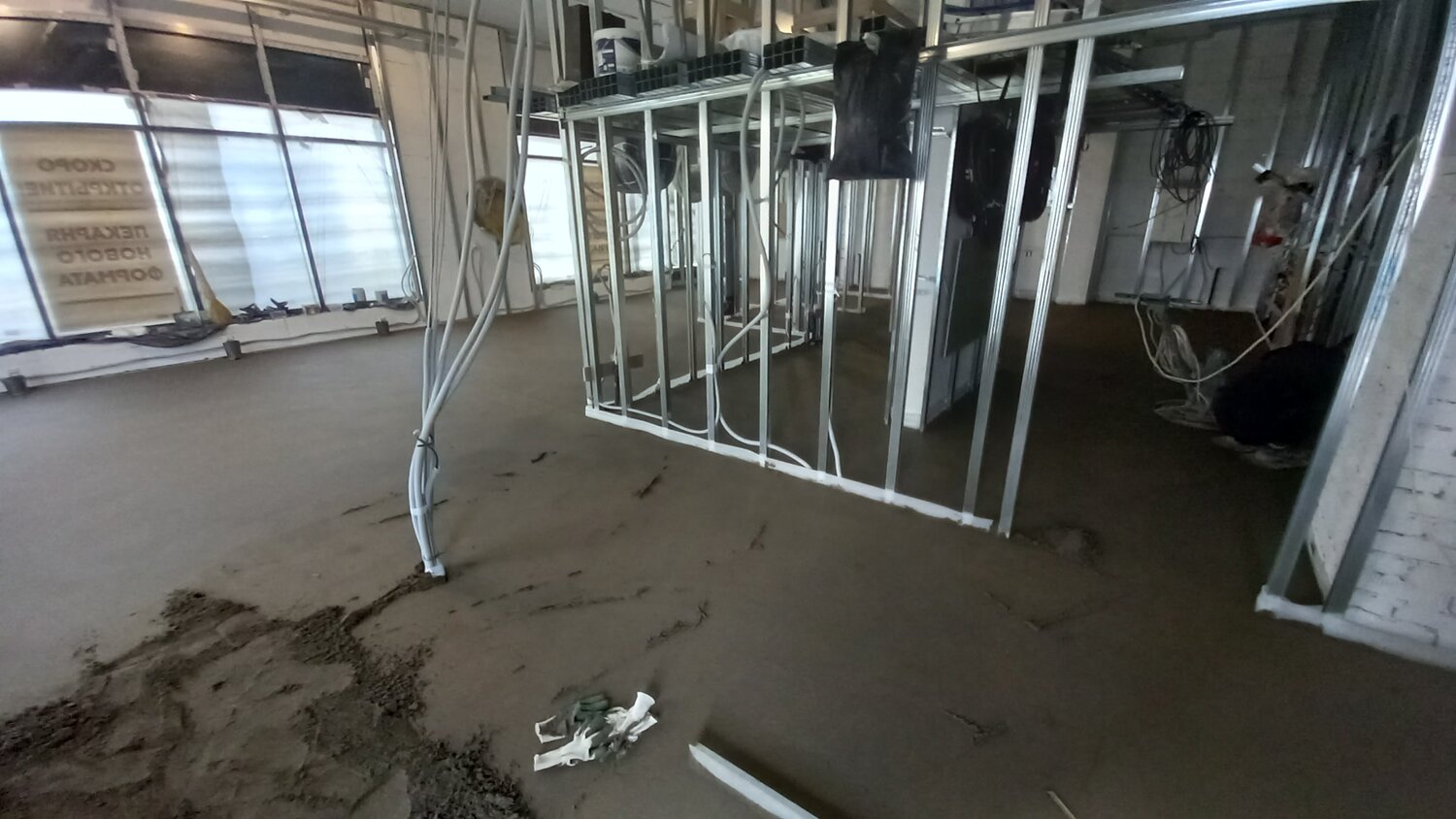 перегородка из профиля, монтаж перегородок, перегородка, перегородка из гипсокартона, гкл перегородки