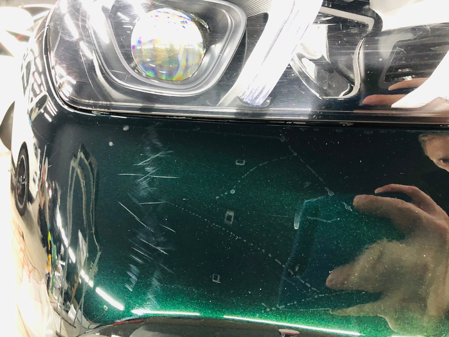 автомобиль, полировка кузова, полировка, детейлинг полировка, audi a6 emerald chrome