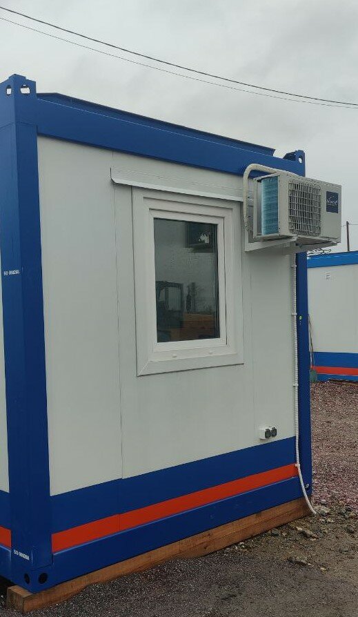 бытовка пост охраны, будка пост охраны 1200х1200, блок контейнер, бытовка, бытовка строительная