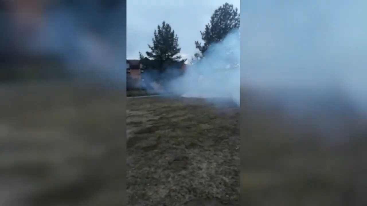 дым, лесной пожар, lexus дымовая завеса, крупный лесной пожар, горит трава