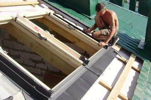 монтаж мансардного окна, кровля монтаж, монтаж мансардных окон велюкс, установка мансардного окна, монтаж мансардного окна fakro