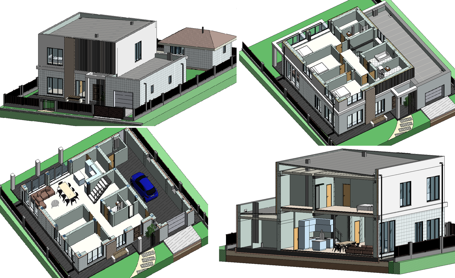 проектирование дома, проекта дома, дом в, ревит дом, планировка