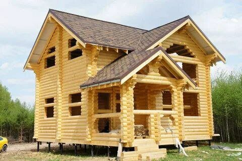 сруб оцб, сруб дом, сруб дома из бревна, дома из оцилиндрованного бревна, проекты домов из бревна