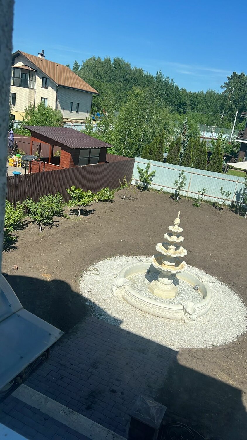 фонтан садовый, фонтан, классический фонтан, фонтан для дачи, фонтан в сад