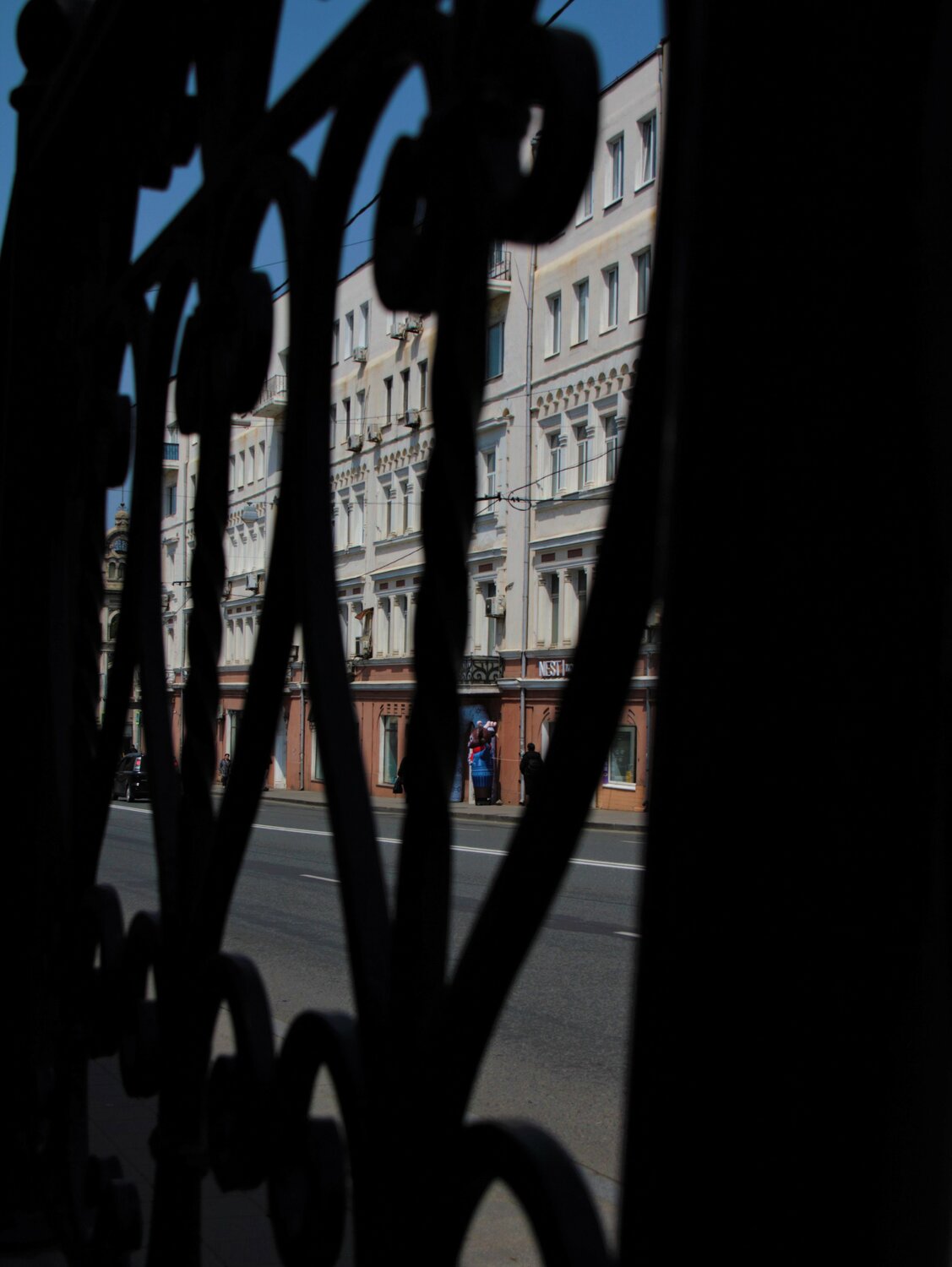 особняк, архитектура города, на улицы, дом, москва улица
