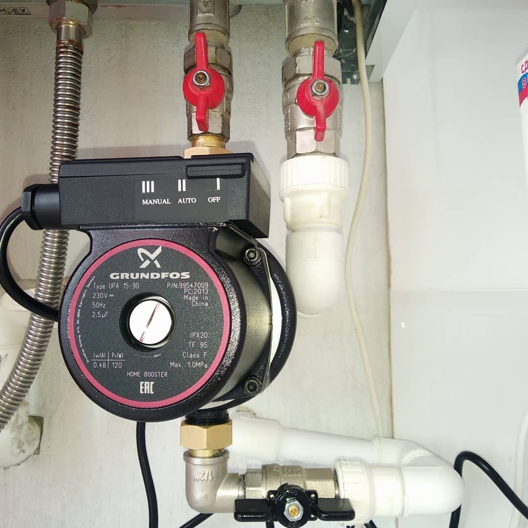 монтаж насоса повышения давления grundfos upa 15-90, соединить насос grundfos upa 15-90 на гибких подводках, монтаж насоса upa 15-90, upa 15-90 160 grundfos характеристики, насос циркуляционный grundfos upa 15-160