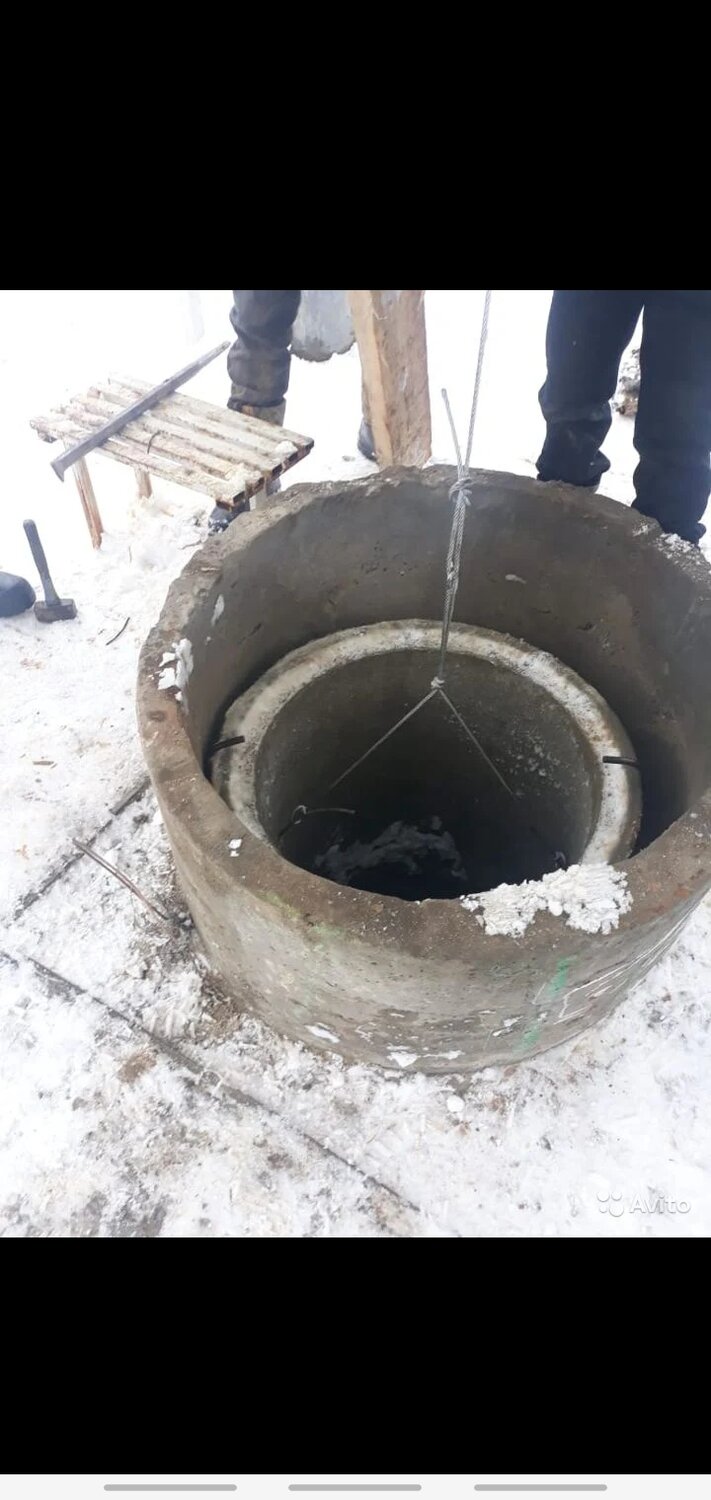 углубление колодца, кольцо колодца, копка колодцев, копка колодцев нижний новгород, русский колодец