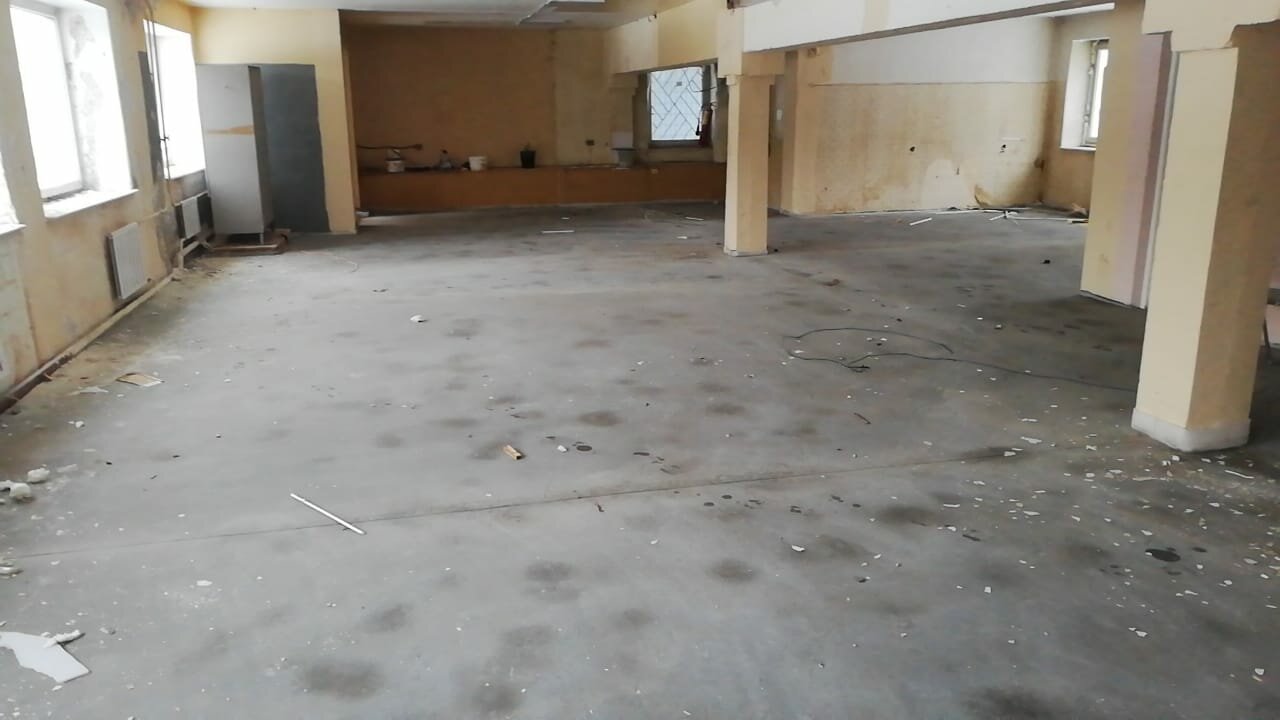 стяжка пола, помещение, бетонный пол, стяжка пола пенобетоном, стяжка пола в тц
