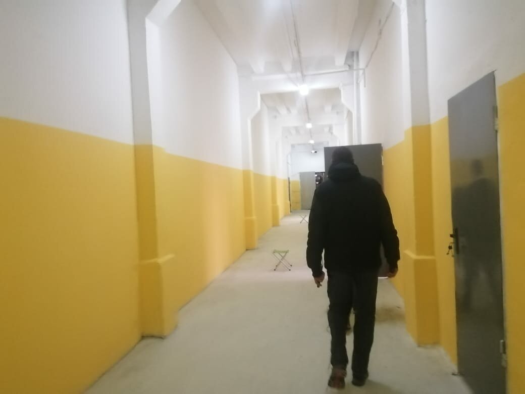 коридор, размытое изображение, помещение, в школе, внутри