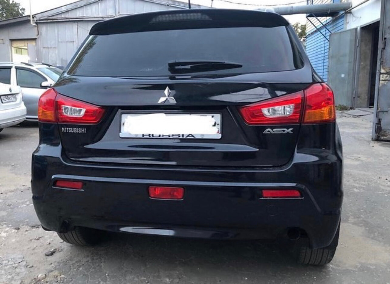 mitsubishi asx, mitsubishi asx сзади, mitsubishi asx темно синий, asx mitsubishi зад 2012, Mitsubishi ASX I