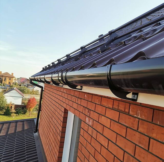 galeco водосточная система, галеко водосточная система, фальцевая водосточная система, водостоки и водосточные системы для фальцевой кровли, желоба водосточные металлические galeco