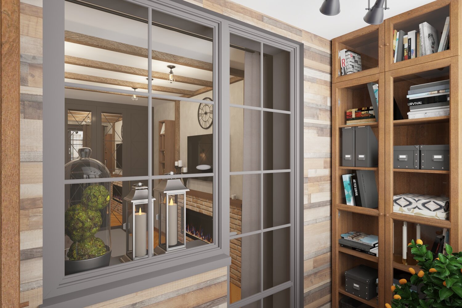 стеллаж в гостиную, стеллаж комбинированный, мебель стеллажи, шкаф, стеллаж современный