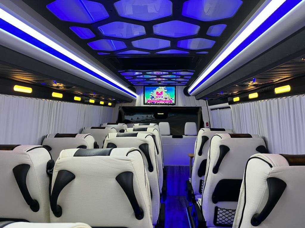 микроавтобус мерседес, мерседес спринтер неоплан, mercedes-benz sprinter, автобус, микроавтобус