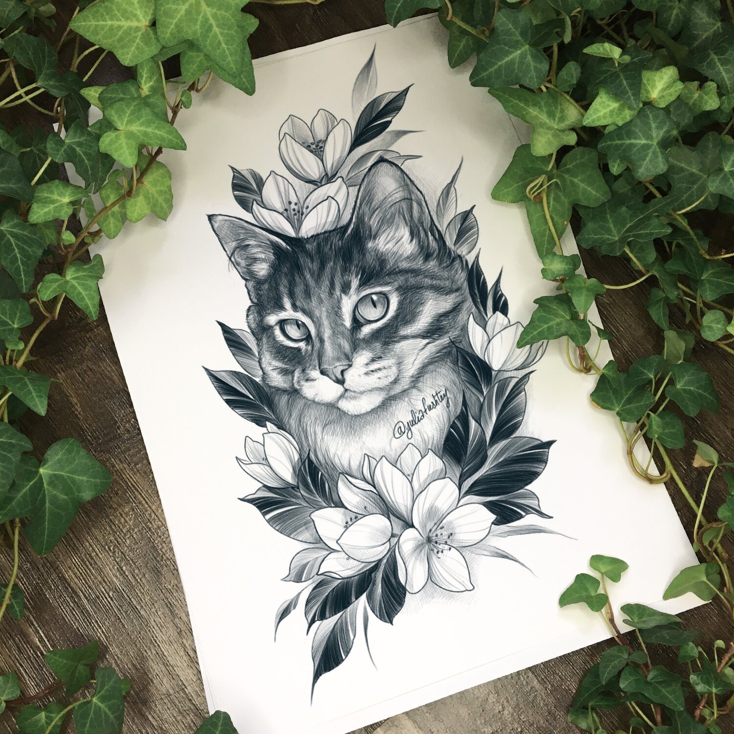 кошка эскиз тату, кошка мейн кун, эскизы татуировок, тату лисы эскизы, лиса эскиз тату