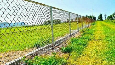 ограждения из сетки рабицы (секция 3300*2100), забор из сетки рабицы, сетка рабица для забора, забор сеткой, забор из сетки рабица