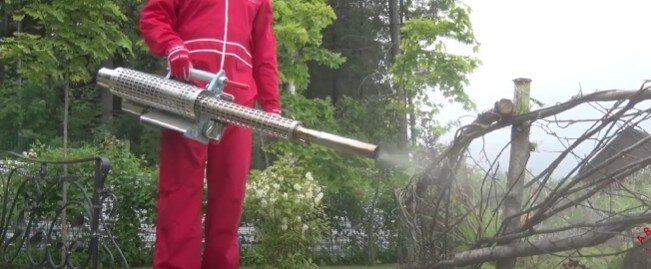 генератор горячего тумана specos thermal fogger f-200, fogging, дезинсекция комаров, fogger, fog machine
