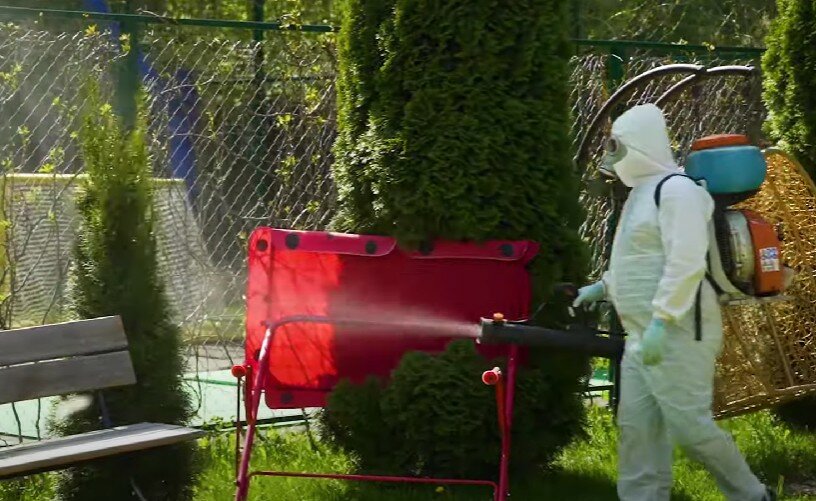 дезинсекция комаров, дезинсекция от комаров, дезинсекция, акарицидная обработка от клещей, дезинсекция клещей на участке