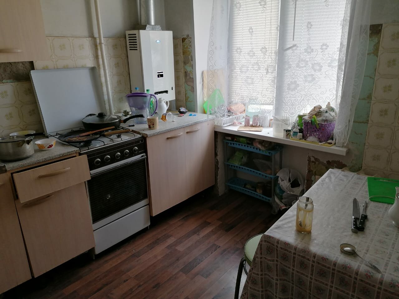 квартира, комната, жилья, недвижимость, кухня хрущевка без ремонта