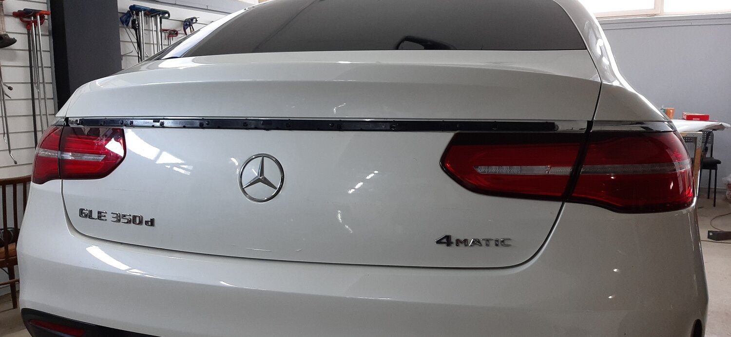 автомобиль, авто, спойлер на gle, спойлер багажника gle167, спойлер на крышку багажника glc купе
