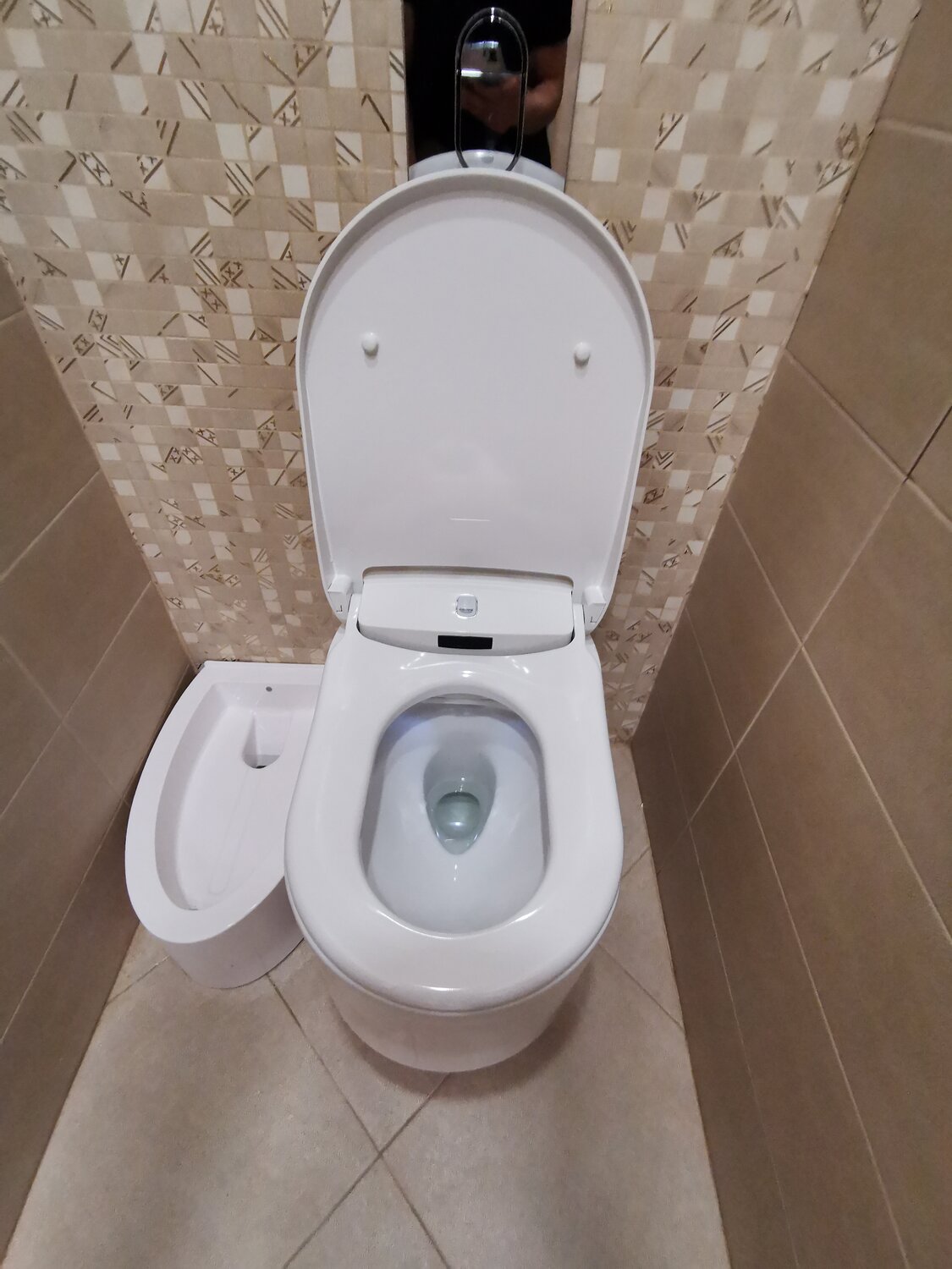 унитаз, новый унитаз в туалете, туалет, унитаз открытый, унитаз cersanit just ko-jus031-3/6-pl