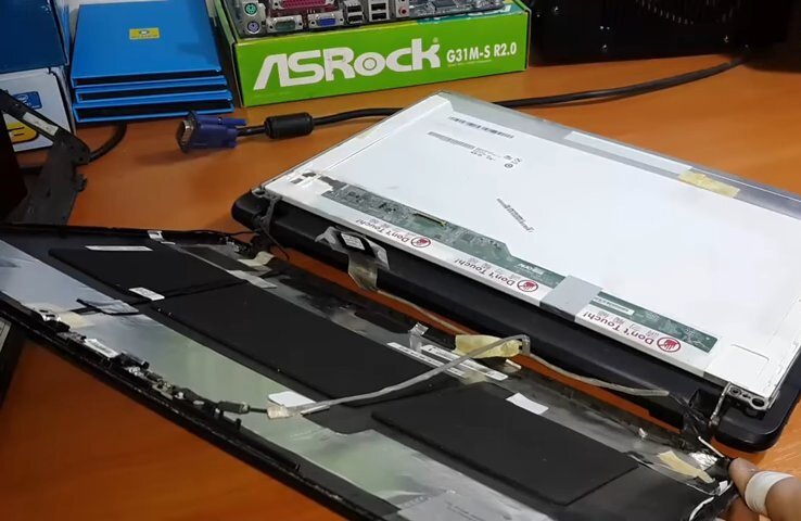 замена матрицы ноутбука асер, замена матрицы ноутбука sony vaio, экран, техника, матрица asus x53z