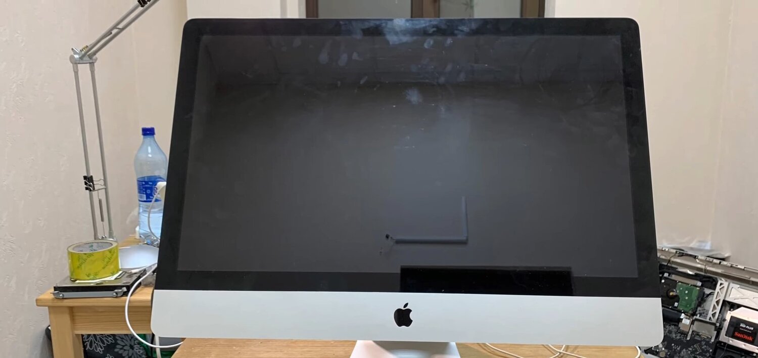 экран, imac, imac 21.5 late 2011, бытовая электроника, техника