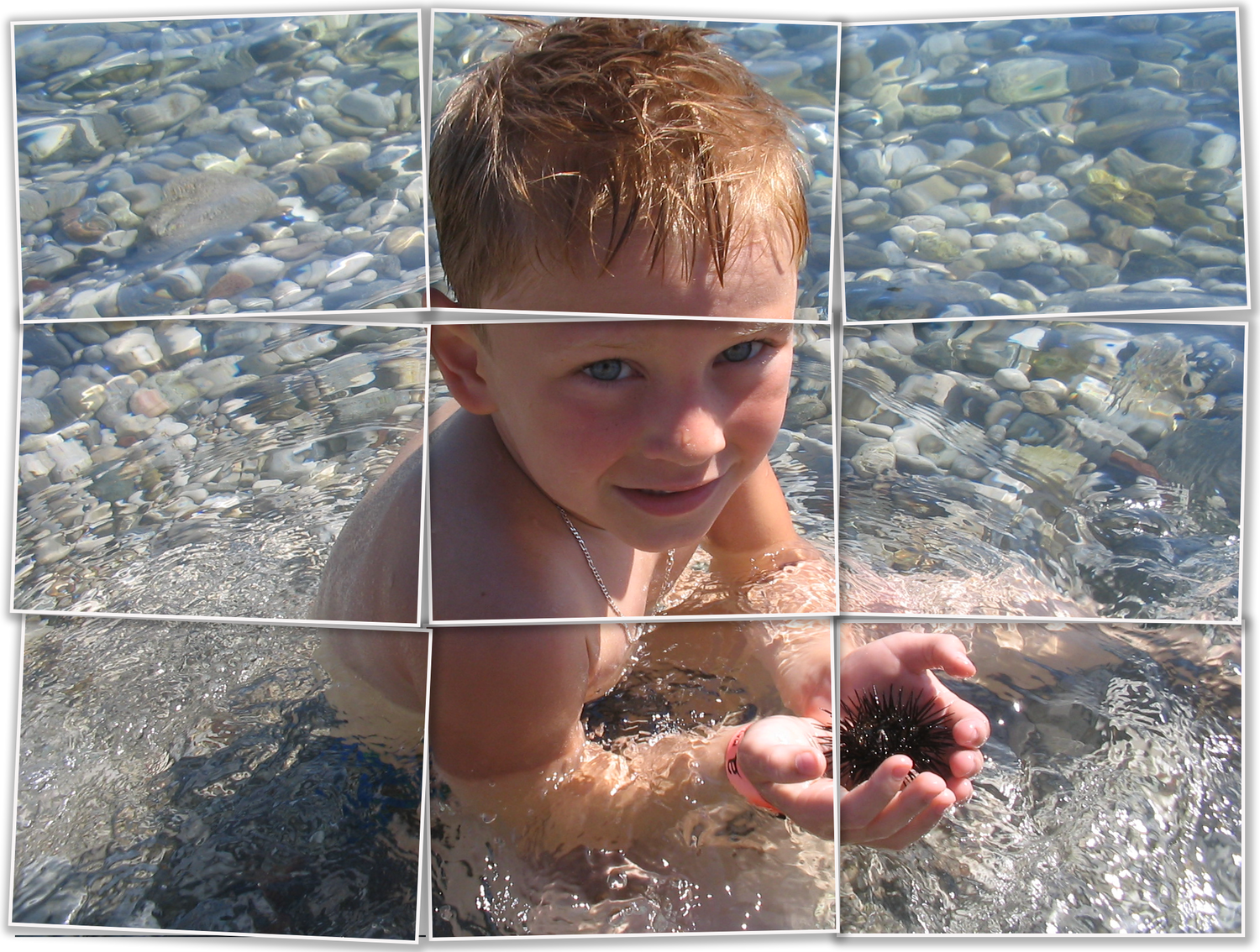 ребёнок, мальчик, мальчик купается в море, дети, little boy