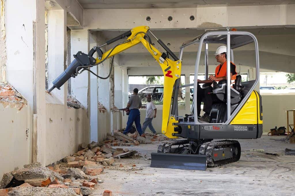 wacker neuson мини экскаватор et16, мини-экскаватор wacker neuson et18, мини экскаватор wacker neuson 803, ваккер нойсон мини экскаватор, гидромолот на мини экскаватор вакер