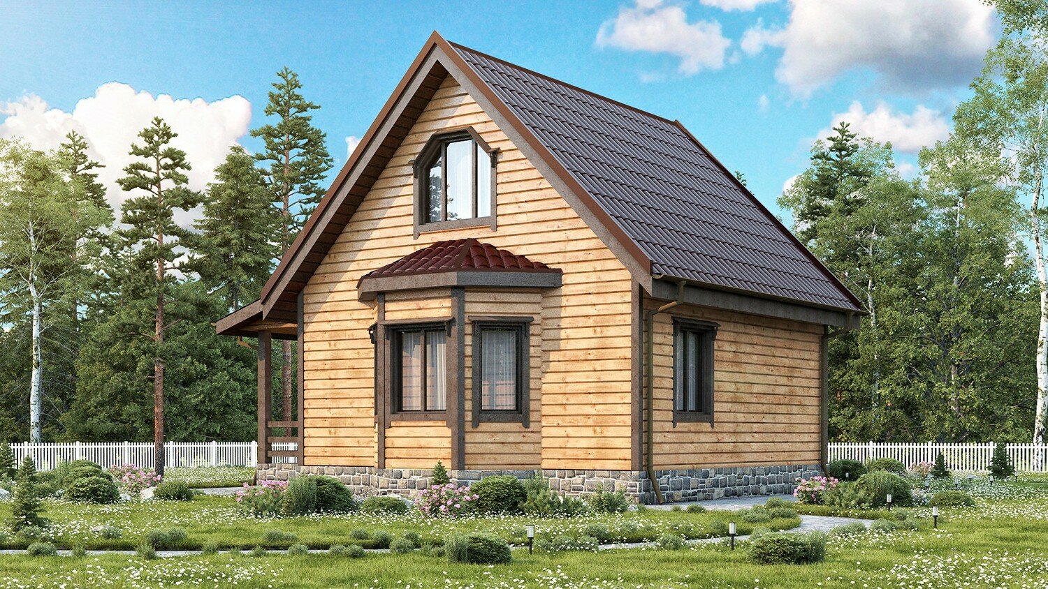 дом с мансардой брус, дачный дом с мансардой 6х6м, дом и бруса 100 кв с мансардой, каркасный дом 6х8 с мансардой, дом