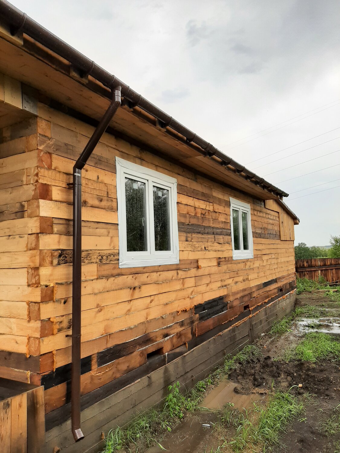 деревянный дом, дом, дача, участок, коттедж