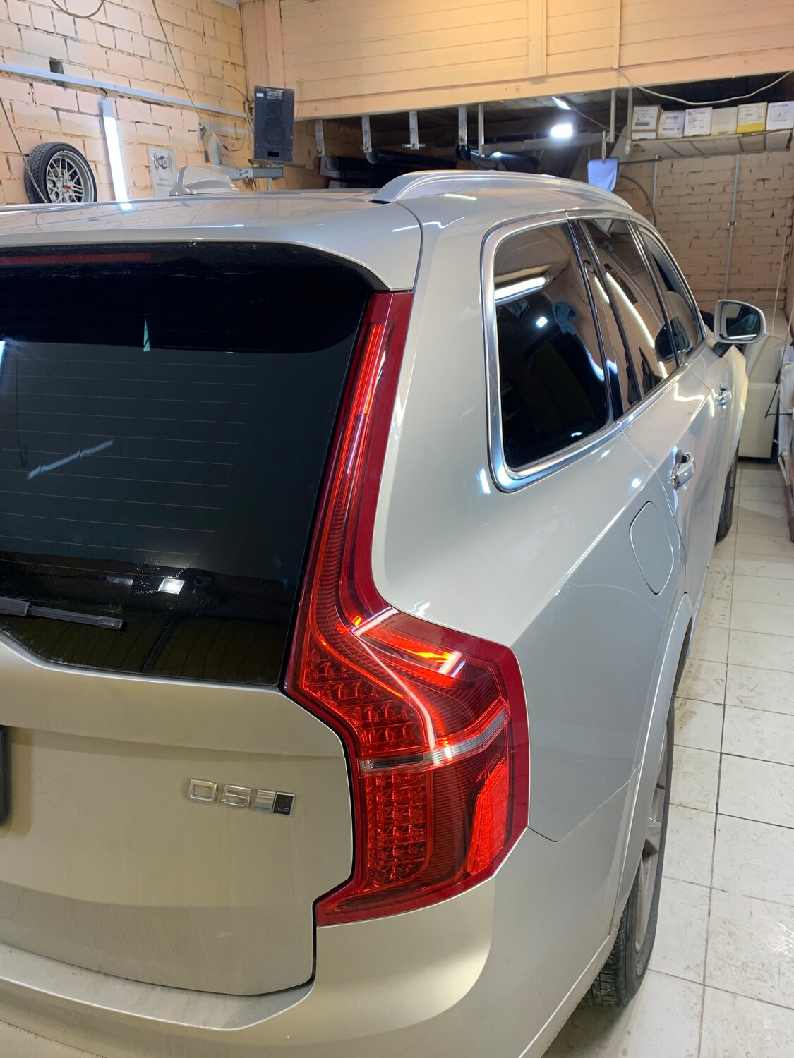 тонировка задних фонарей volvo xc60, тонировка задних фонарей вольво хс90, автомобиль, авто, задние фонари прадо 150 style