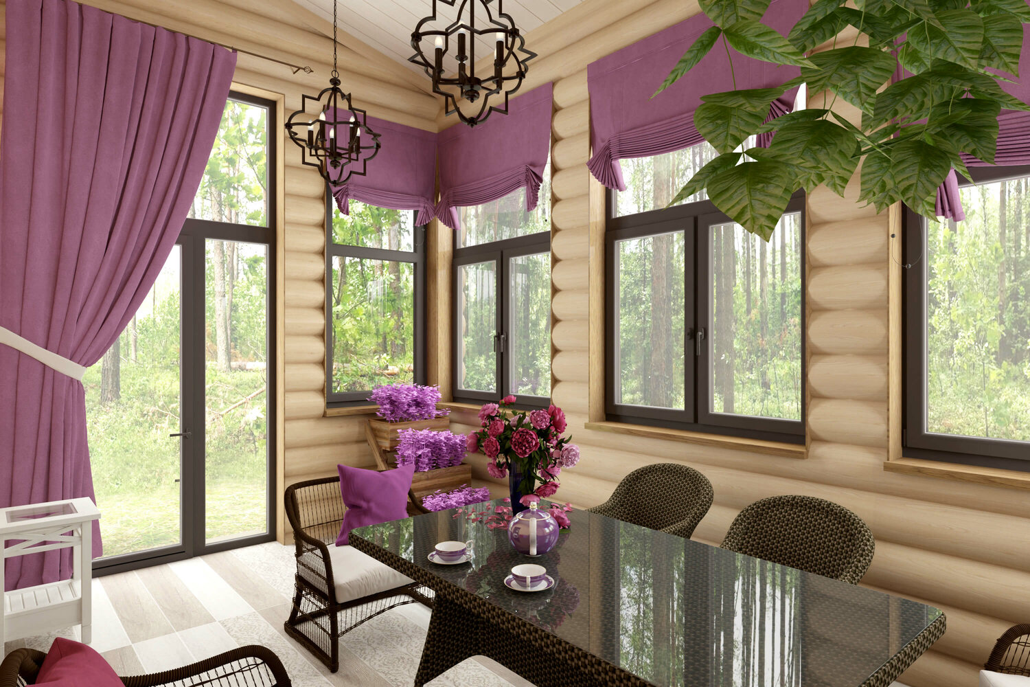 шторы для веранды, веранда в загородном доме, дизайн веранды, веранда интерьер, красивые веранды и террасы