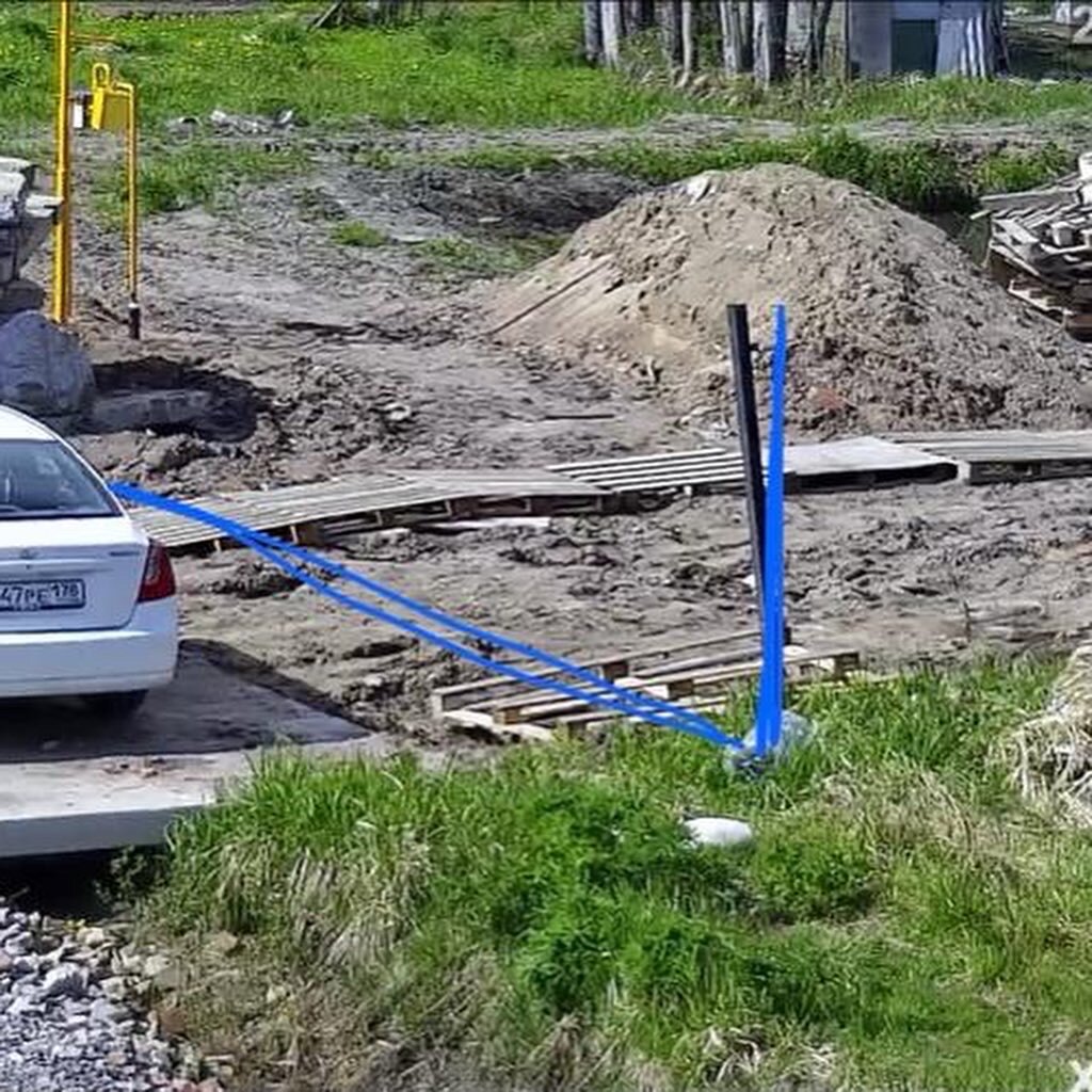 ramp pump, стройка, фундамент на уклоне, водовод, укладка бетона