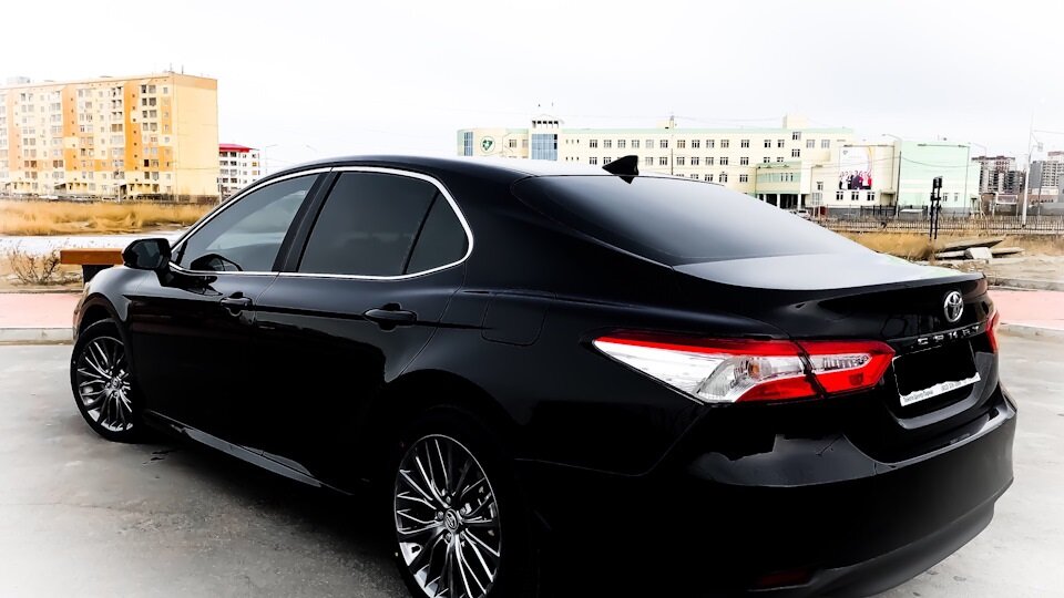 тойота камри 70 черная тонированная, toyota camry, авто, toyota camry xv70 черная, тойота камри w40 черная опер