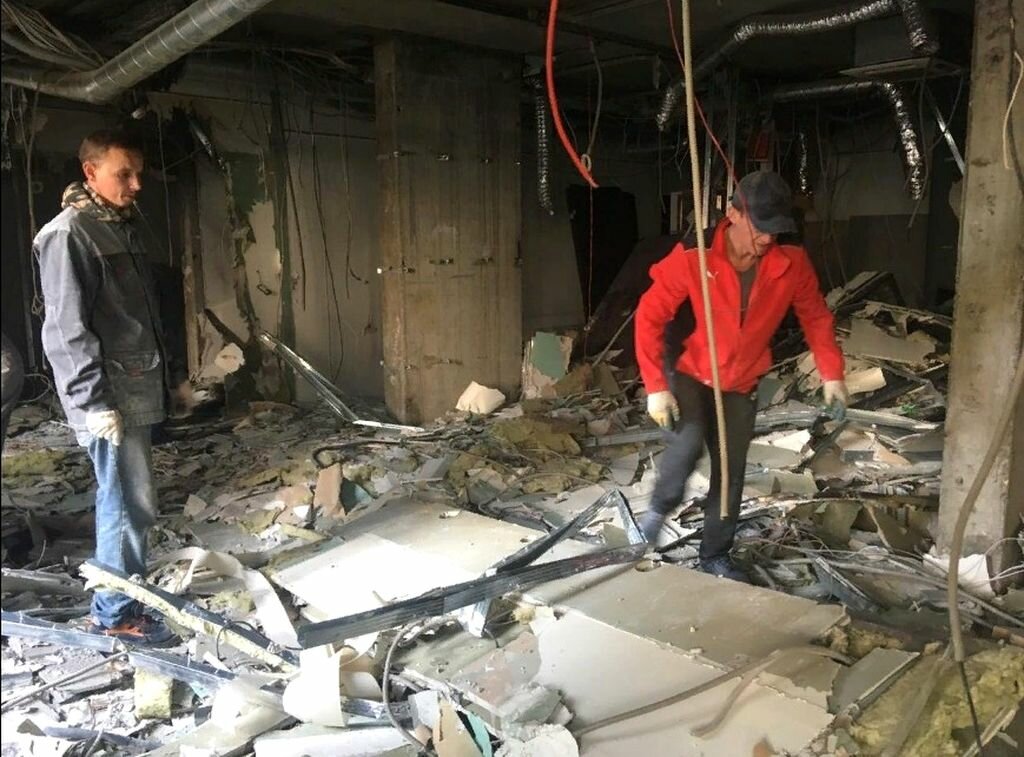 взрыв широкая 25/24, взрыв, демонтаж, донбасс, строительство или ремонт