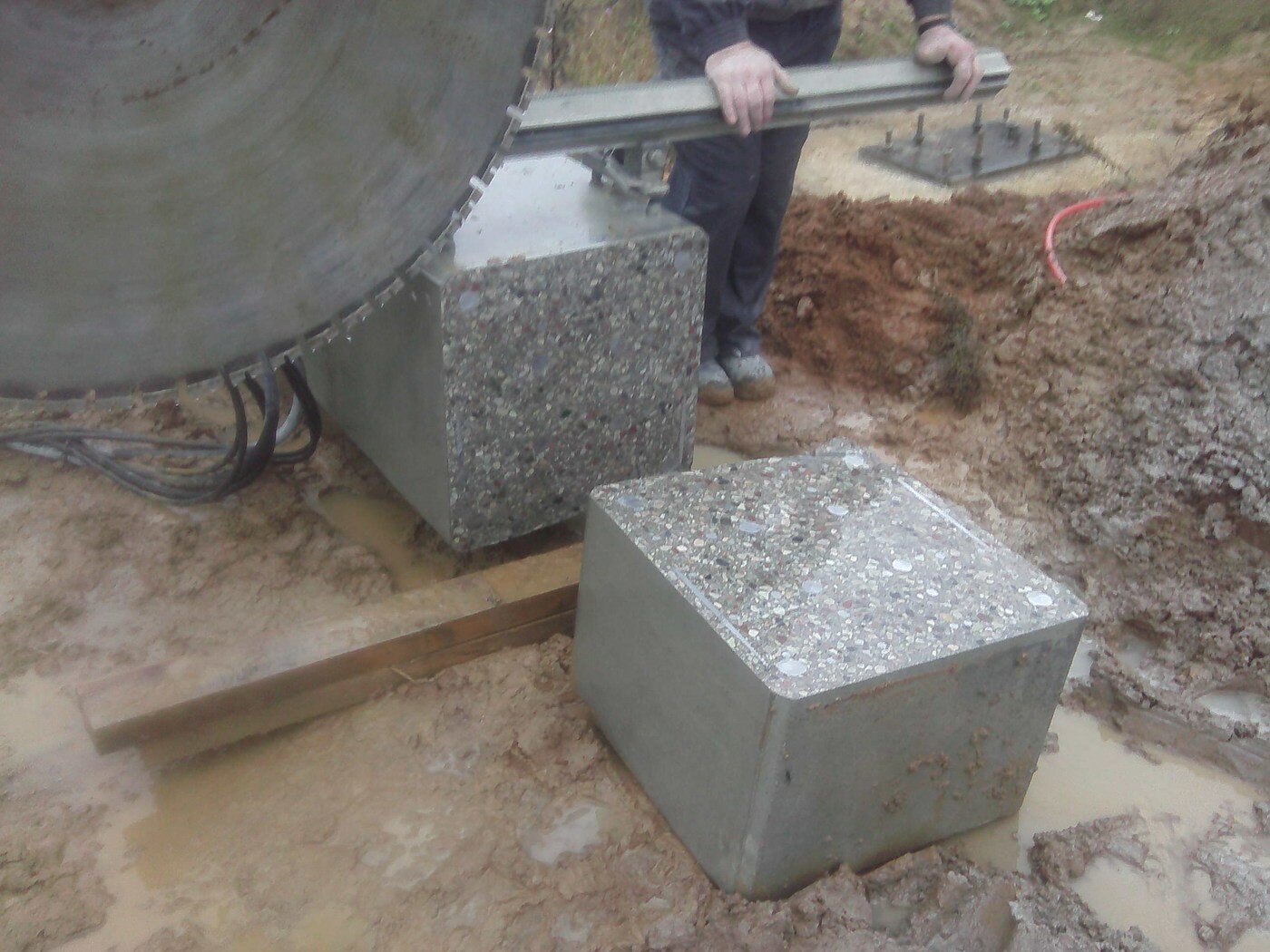 блок фундаментный бетонный 400 300 300, блок фундаментный, бетон, строительный блок, полистиролбетон