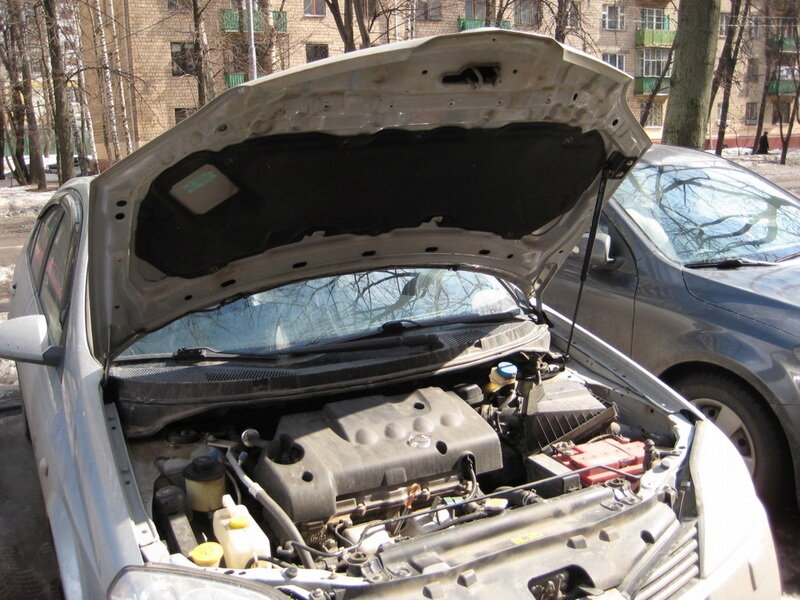 амортизаторы капота nissan primera p12, газовый упор капота меган 2, nissan primera p12 капот упор, упоры капота, амортизатор капота рав 4