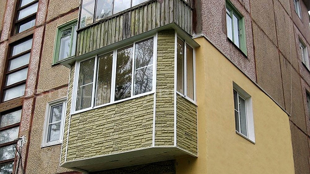 остекление балконов и лоджий, наружная отделка балкона, балкон, застеклить балкон кострома, застекленный балкон