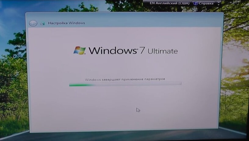 windows 7, установка windows, windows 7 завершение, установка виндовс 7, windows
