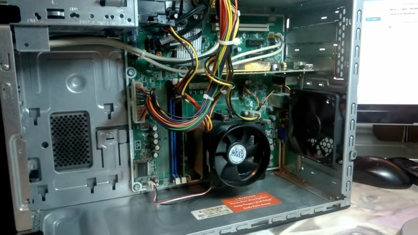 системный блок, hp pavilion 530 системный блок, системный блок intel dual core e5500, компьютер, жесткий диск в системном блоке