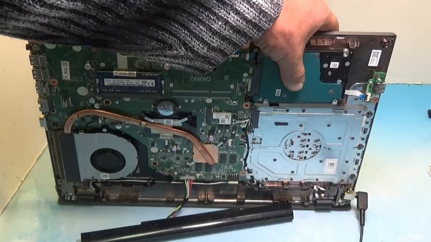 оперативная память acer ex2520, acer aspire e15 внутренности, ноутбук, блок ноутбука acer разобранный, разбор ноутбука acer aspire e15