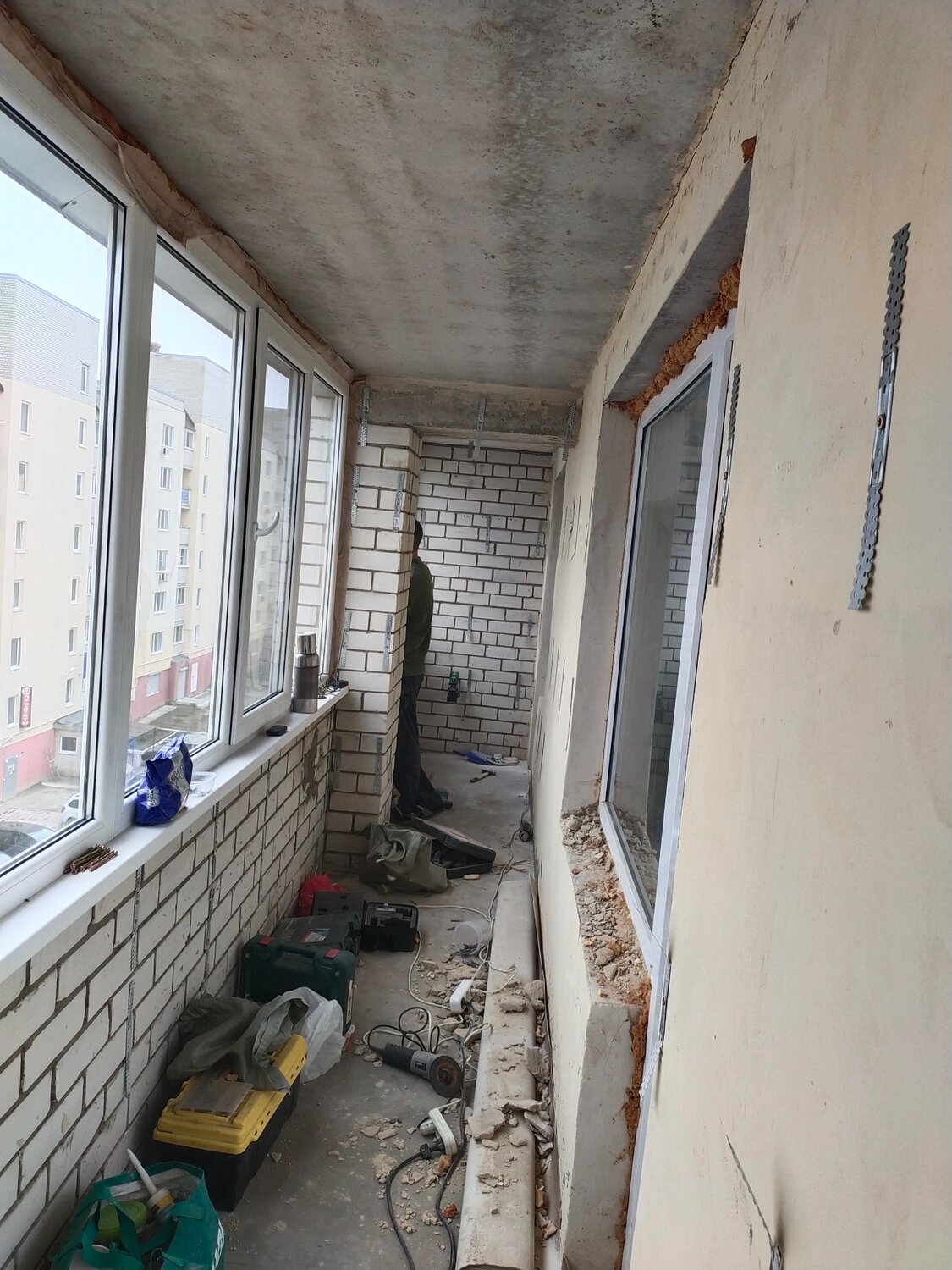 лоджия, балкон без ремонта, утепленная лоджия 6м, шпаклевка балкона, балкон