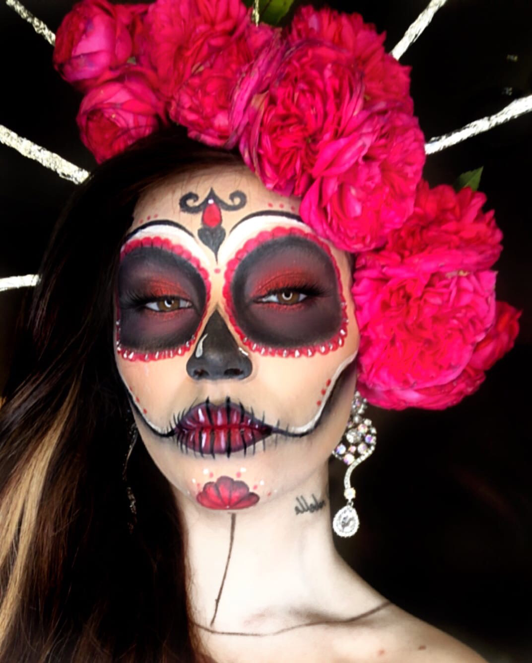 миа муэртос, диа де лос муэртос, dia de los muertos макияж, гримм муэртос, мексиканский грим