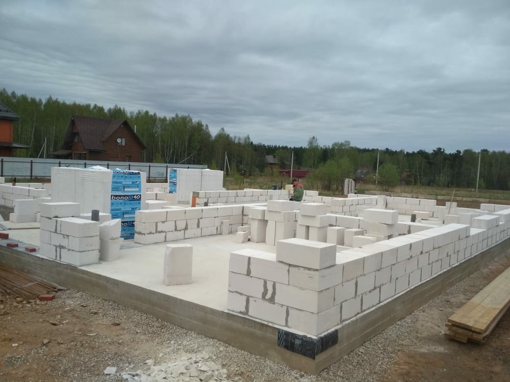 газобетонные блоки, газосиликатные блоки, строительство домов из газобетона, фундамент для дома из газобетона, газоблок