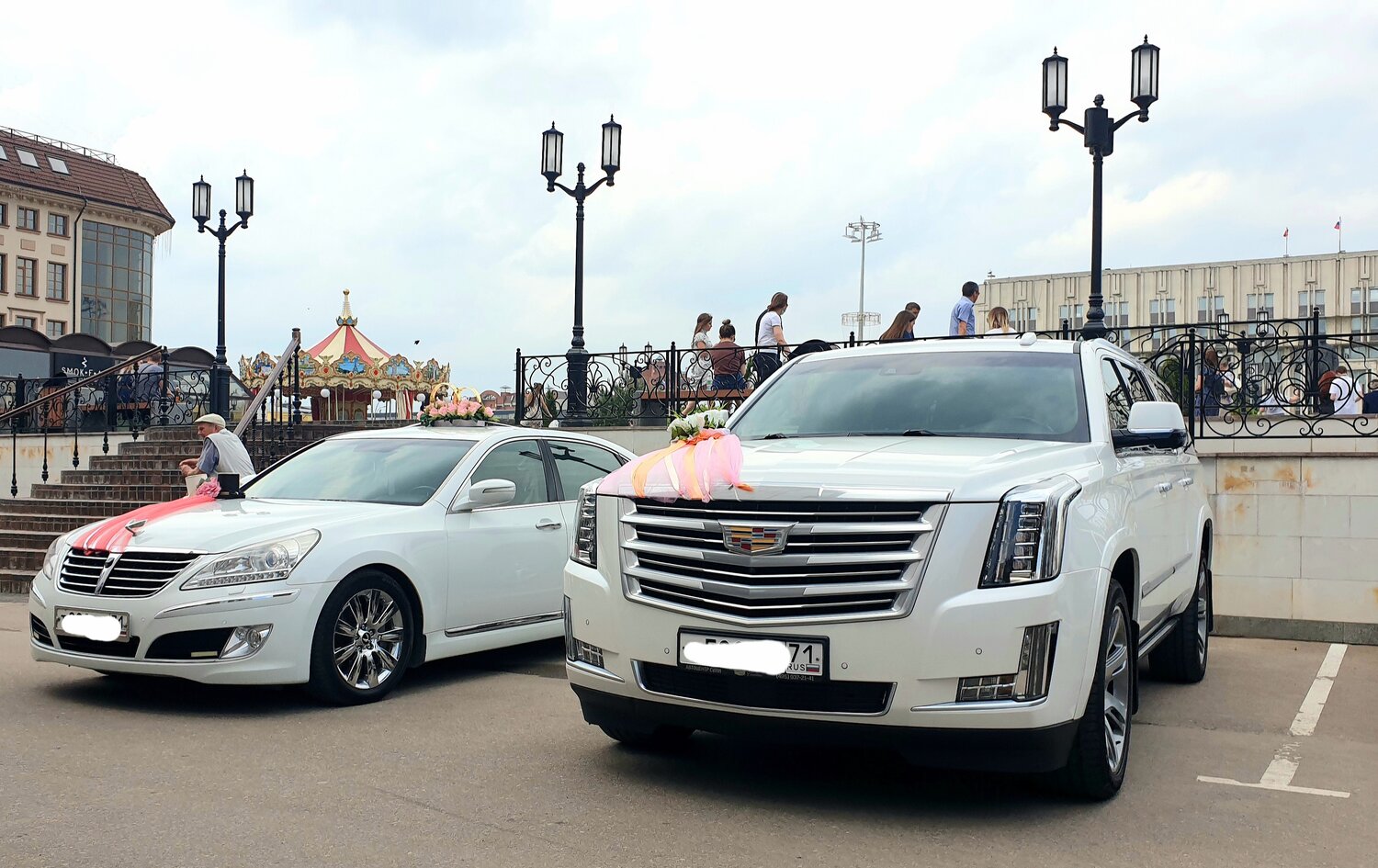 cadillac escalade, кадиллак эскалейд esv 2017, белый кадиллак эскалейд, х013нх799 кадиллак эскалейд, Chrysler 300C II
