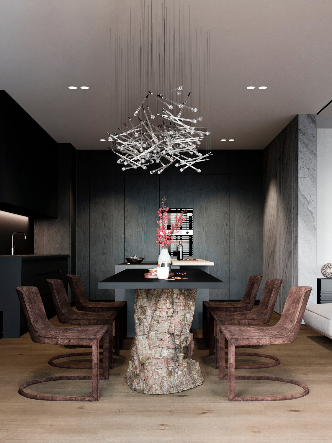 дизайн интерьера, современный интерьер, интерьер, подвесной светильник sagarti tenea te.s.90, studia 54 интерьер