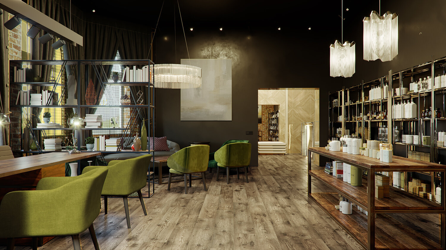 интерьер, интерьеры в стиле лофт, дизайн интерьера, ресторан библиотека, ресторан мыженаты санкт-петербург