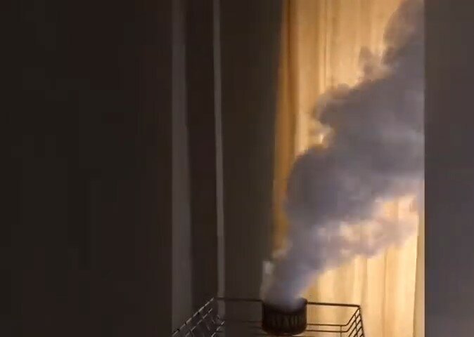 дым, загрязненный воздух, дым из труб, дым столбом, в воздух