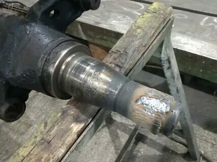 цапфа камаз, цапфа камаз 65115, восстановление осей без снятия, мост вольво 470-60 ось ступицы, восстановление оси балансира