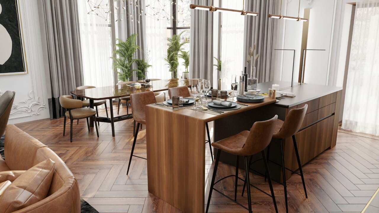 обеденный стол, дизайнерский обеденный стол, обеденный стол lux 120х75х75, кухонный стол в современном стиле, стол